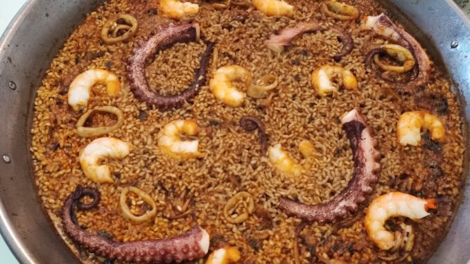 olagarro eta txipiroi paella